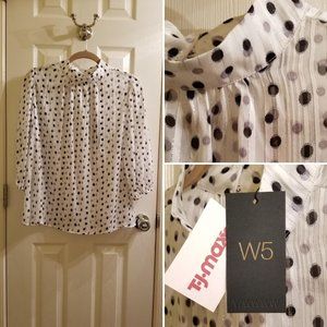 W5 Polka Dot Blouse